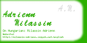 adrienn milassin business card